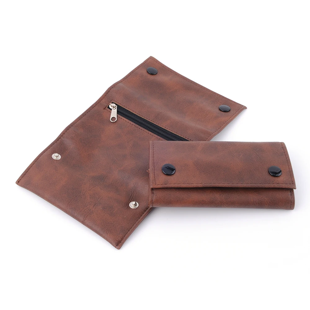 Портативная популярная сумка из искусственной кожи на молнии с пряжкой для