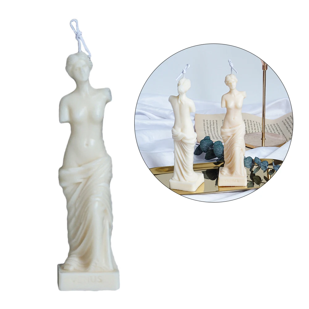 

Art Body Candle Mold Female Candle Silicone Mold Fragrance Human Shaped Venus Goddess Candle Making Wax Plaster Mould Handmade