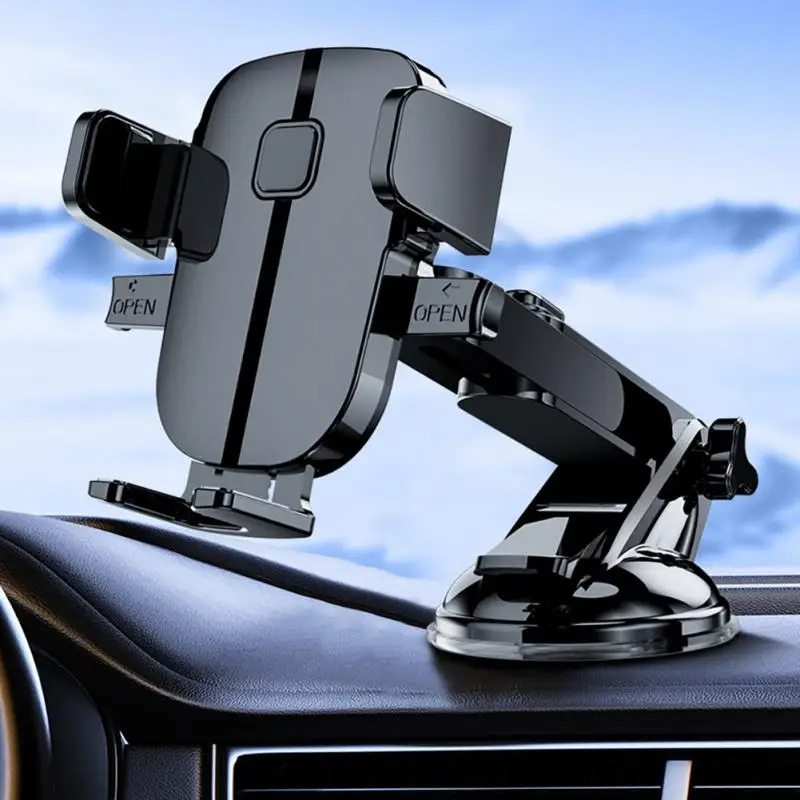 Car Phone Holder Car Air Vent Mount Telescopic Mobile Stand Smartphone GPS Support For IPhone 13 12 Xiaomi Samsung Huawei LG