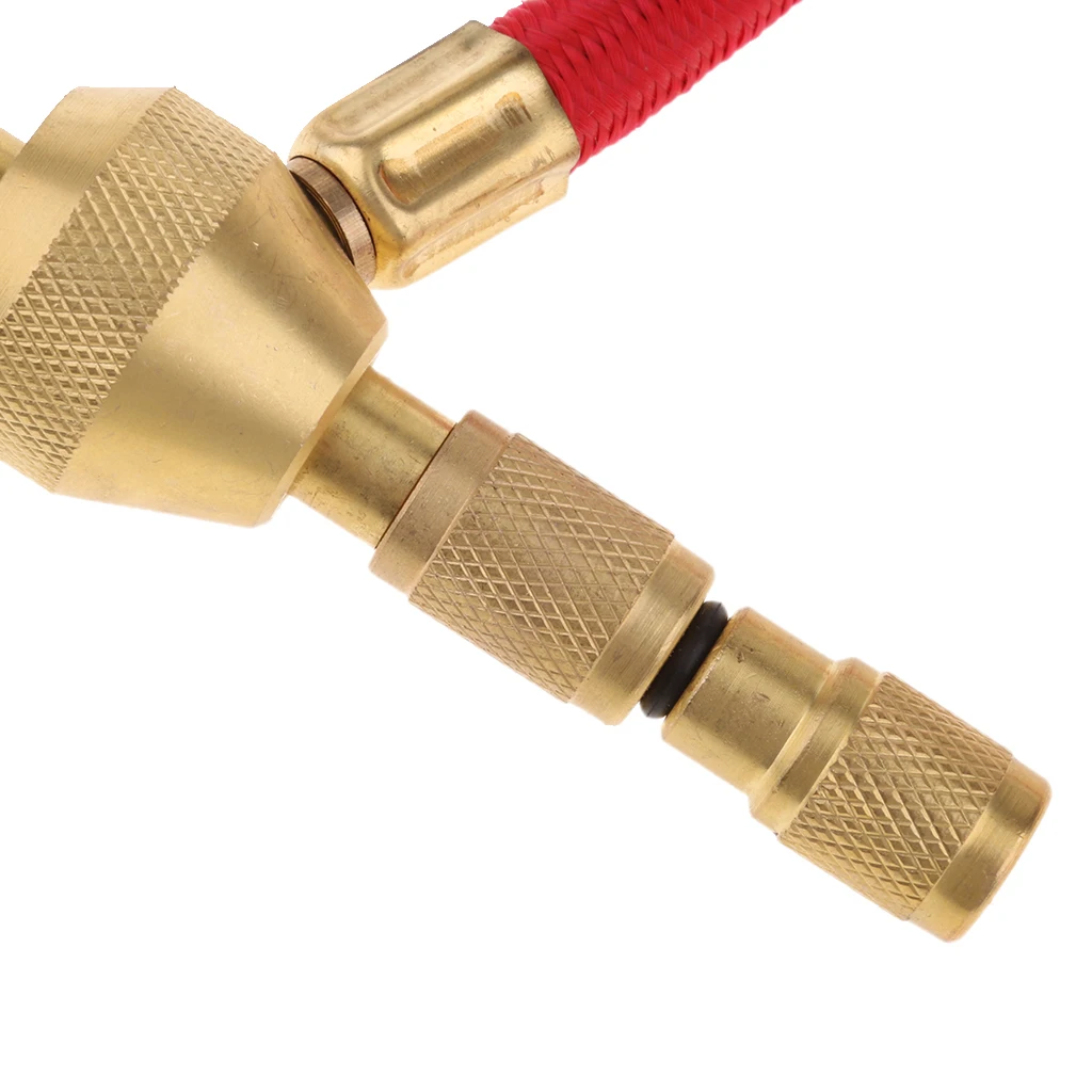 Красная Механическая указка манометр в шинах дефлятор комплекте с 4 колпачками