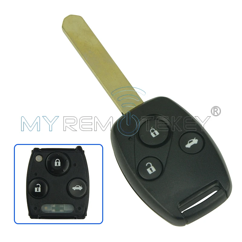 Remtekey 2 шт. VDO 72147-TAO-W2 для Honda Accord 433 МГц HON66 3 кнопки дистанционный ключ 2008 2009 2010 2011