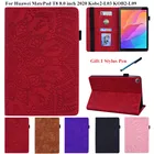 3D тисненый цветок для Huawei MatePad T8 8,0 чехол Kobe2-L03 KOB2-L09 откидная Подставка для планшета чехол для Huawei MatePad T8 8 дюймов