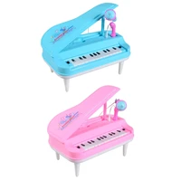 multi function 2 color optional music education piano keyboard toy with microphone for toddler early music education