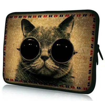 

Cute Cat Soft Sleeve Laptop Bag For Macbook Air Pro Retina 11 12 13 14 15inch Notebook PC Tablet Case Cover for HP Dell Mac book