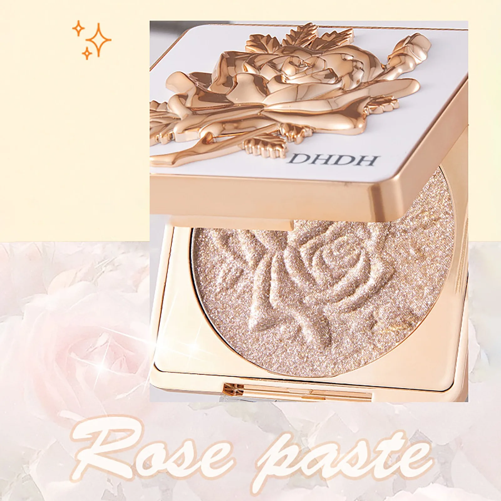 

Highlighter Rose Diamond Glitter Highlighter Powder Glitter Mash Fine Pearl Glitter Face Brightening Highlight Cosmetic #3