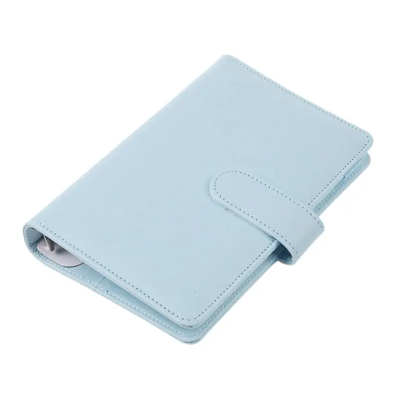 

leather spiral notebook Original office person binder weekly planner/agenda organizer Cute ring diary stationery A6 19x13cm