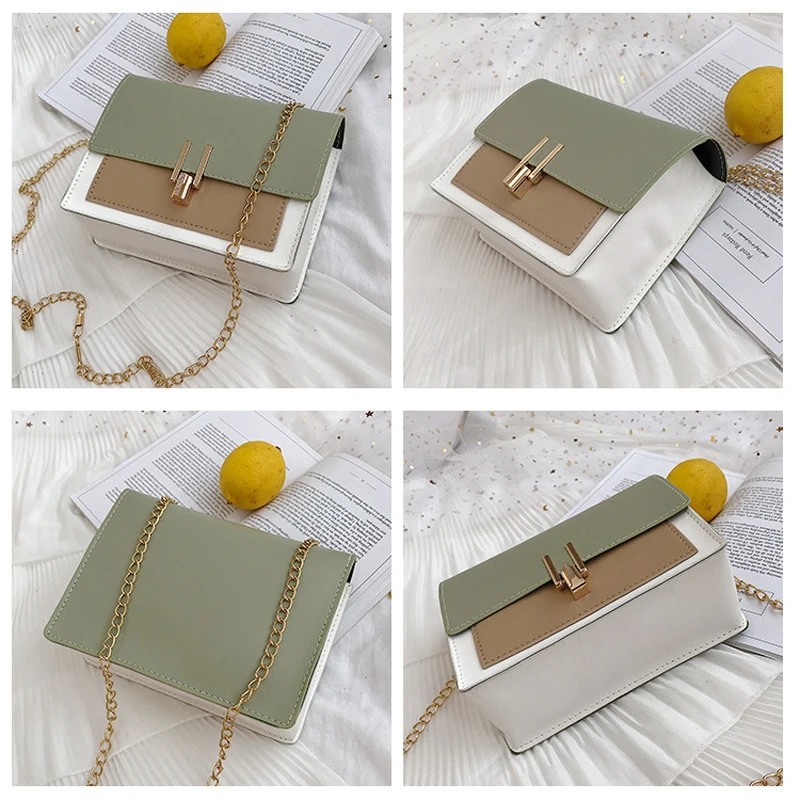 Простая маленькая квадратная сумка в британском стиле женская дизайнерская 2020