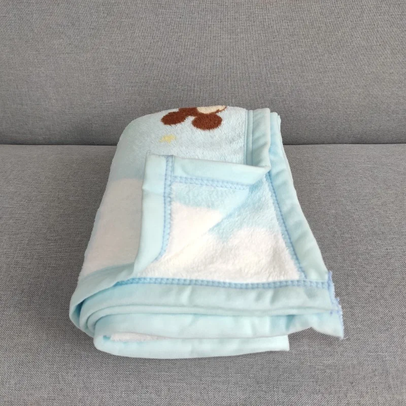 Детские синие покрывала для сна с изображением Минни Маус Дейзи Дак Микки милое