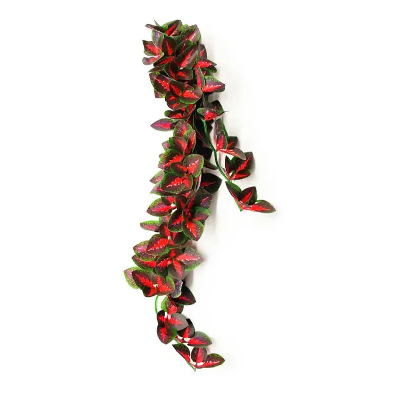 Имитация аквариума ротанговая подвесная рептилия искусственная вода трава