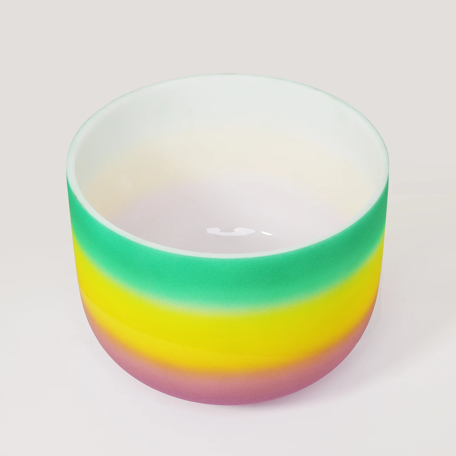 CVNC 8 &quotNote F сердце чакра Радуга цветной Матовый Кварцевый Поющий