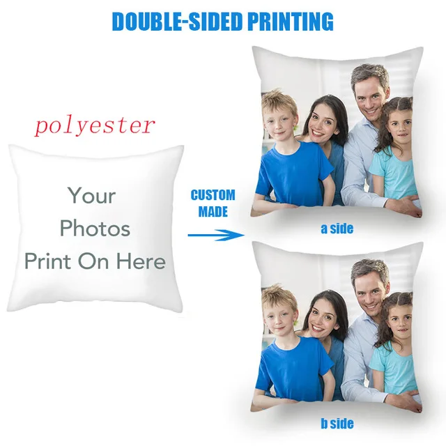 polyester double Индивидуальная наволочка для подушек Fuwatacchi 45 см* 45 см, индивидуальная наволочка для подушек, наволочка - Цвет: polyester double