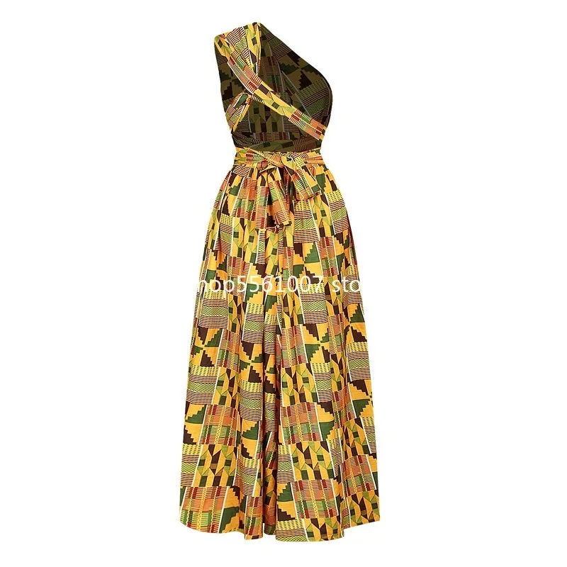 Модные африканские платья 2020 для женщин Бандажное платье из Анкары Африканское
