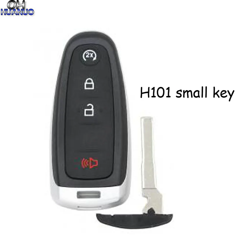 4 кнопки смарт дистанционные брелки для ключей чехол Брелок Ford Lincoln с H101 ключиком |