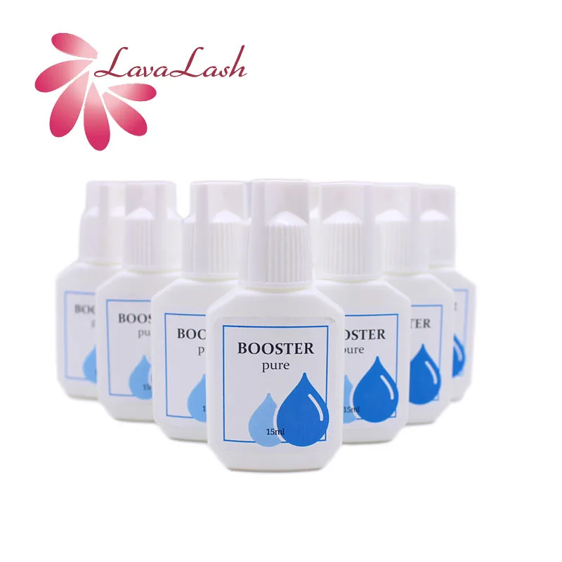 10 Bottles Eyelash Extension Glue Booster Pure Korea 15ml Super Bonder Transparent Lasting Beauty Shop Makeups Tools Wholesale