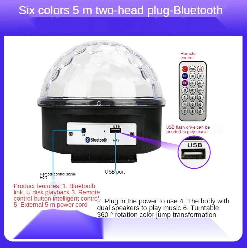 

Home Color Changing Room Dormitory Stage Bar Nightclub DJ Flash Laser Colorful LED Living Room Colored Lights