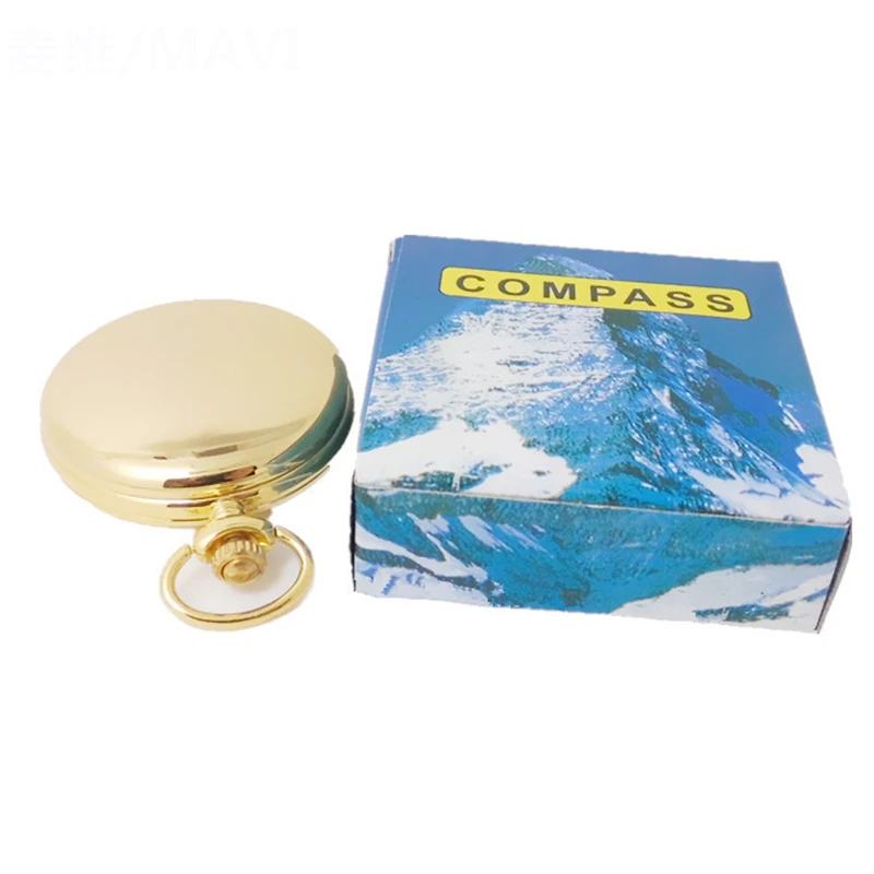 Металлический флип штатив карманный медный мини компас многофункциональная