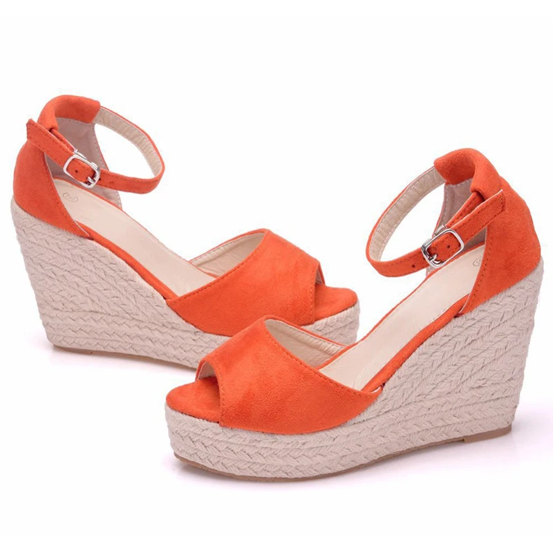 Сандалии KNCOKAR женские с открытым носком богемные босоножки из пеньковой веревки