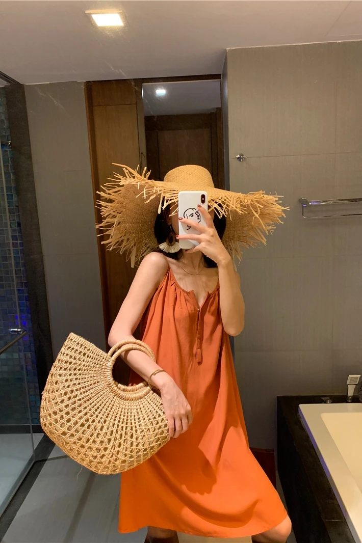 Летняя Соломенная Сумка для женщин ажурный полукруглый плетеный саквояж из