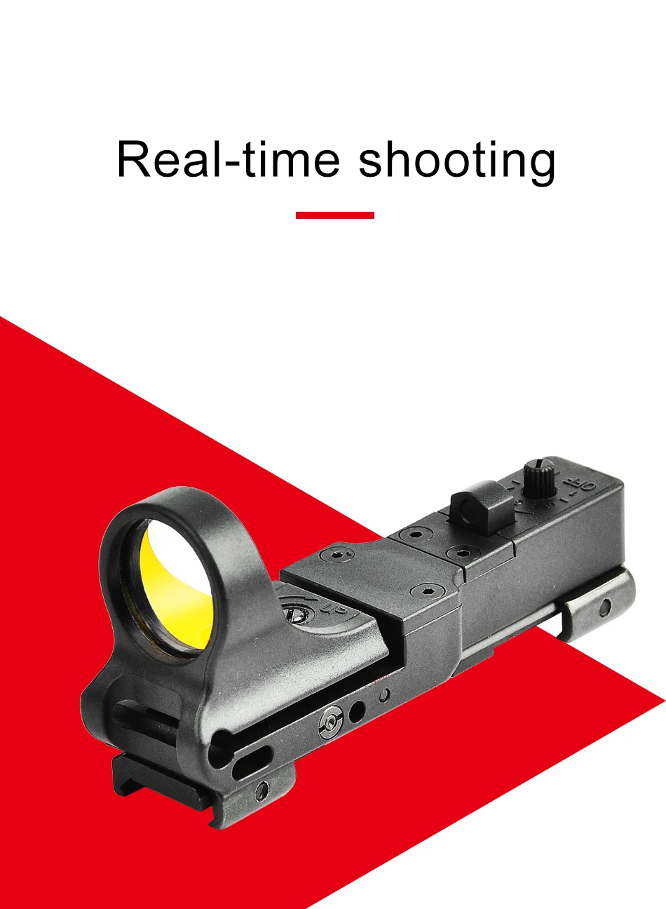 Тактический Красный точечный прицел EX 182 Element SeeMore Railway Reflex Sight C-MORE с красным и зеленым освещением для страйкбола
