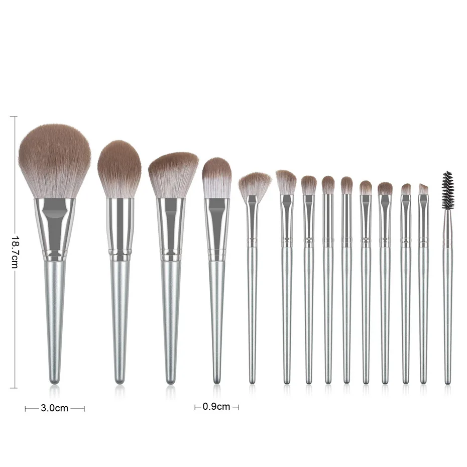 

14pcs/Kit Makeup Brushes Set for Cosmetic Foundation Powder Eyeshadow Blush Blending Make Up Brush Beauty Tool