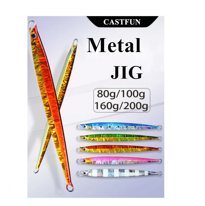 

CASTFUN 80 г, 100 г, приманка для джига, искусственные приманки, приманки для джиггинга, снаряжение для джиггинга