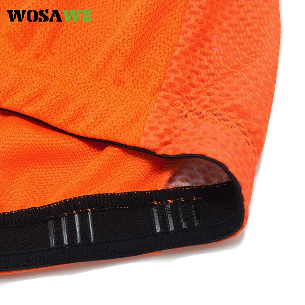 WOSAWE Осенняя велосипедная Джерси с длинными рукавами и карманами дышащая