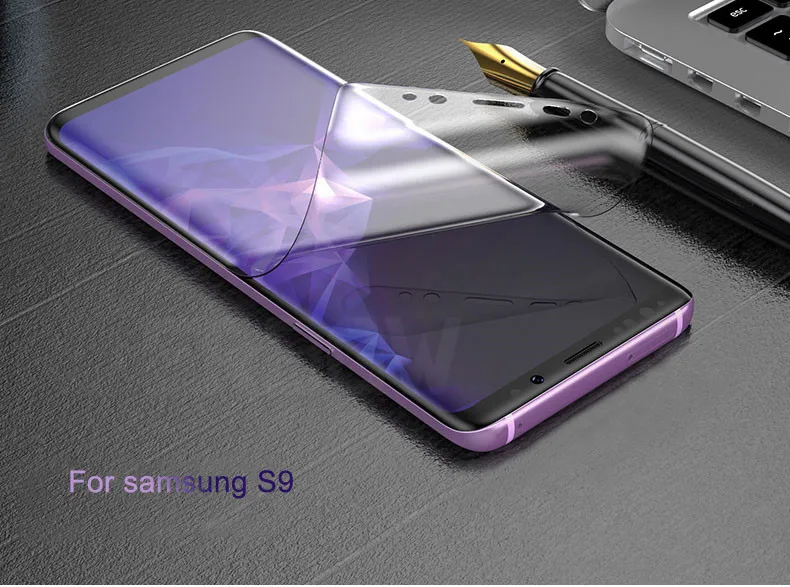 9D полное покрытие мягкая Гидрогелевая пленка для samsung Galaxy S8 S9 S7 S6 Edge Plus Note 8 9 Защитная пленка для экрана S8Plus S9Plus не стекло