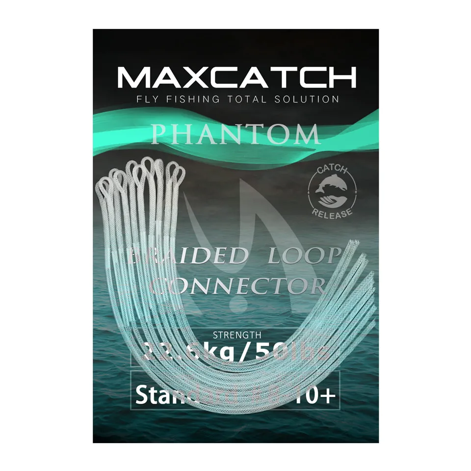 Maximumcatch 10Pcs 30LB/50LB Braided Fly Fishing Loop Connector Fly Fishing Line images - 6