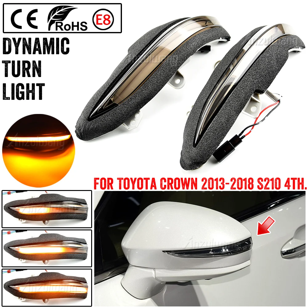 

Для TOYOTA CROWN HYBRID (AWS210,GRS21 #,GWS214) [JP] 2013-2018, динамический Световой индикатор