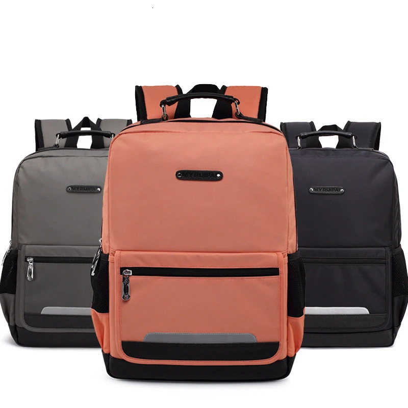 Men Laptop Backpack Women Backpacks For Teenage Boys Girls School Bags High Quality Reflective strip design Breathable Travelbag | Багаж и