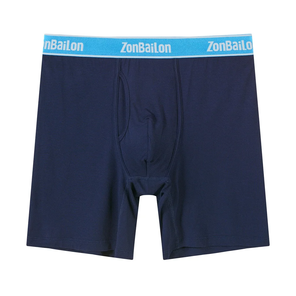 Men's Underwear Shorts Boxer-3-Colors-Choice Sexy Male  Bamboo Fiber Comfortable Briefs 4 PCS