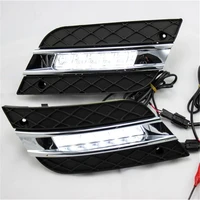 car led daytime running light drl car styling waterproof for mercedes benz ml350 w164 ml300 ml320 2010 2011 fog lamp