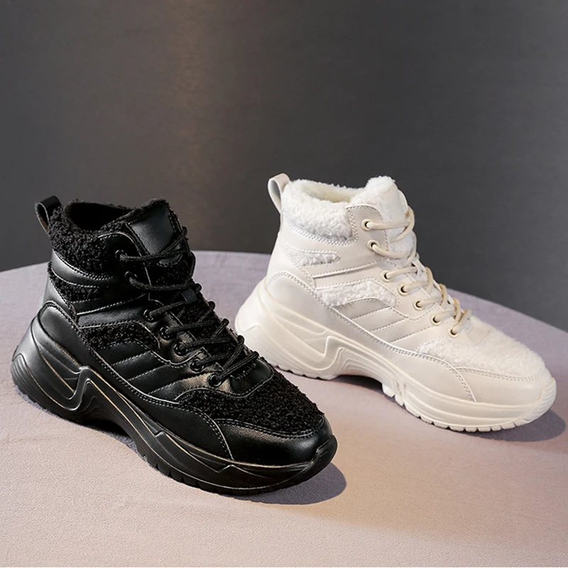 

Winter Boots Women Shoes Platform Warm Snow Boots Christmas Ankle Boots for Women Botas Mujer Wedge Waterproof Shoes Botines