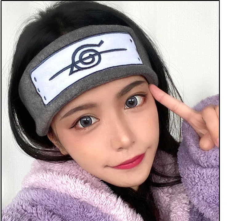 Новый аниме Hatake Kakashi Konoha Uchiha Ninja Symbol повязка на глаза для косплея Snood унисекс