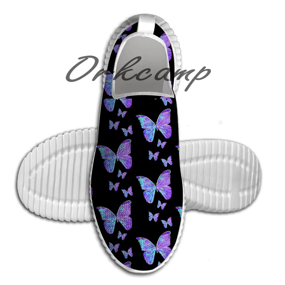 Фиолетовая абстракция узор ромбиками синяя хна Бо кроссовки для бега