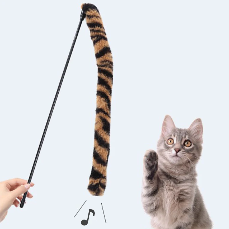 

Pet Cat Interactive Toy Simulation Animal Tail Interactive Cat Supplies