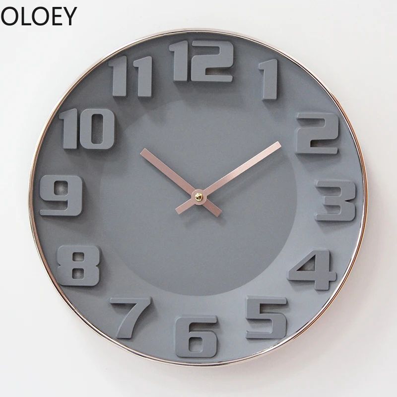 

3D Stereo Wall Clock Modern Kitchen Living Room Bedroom Home Decor Wall Watch Wall Clock Modern Design Glass & Crystal Clocks