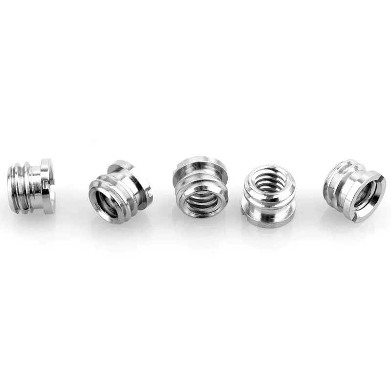 5 Pack 1/4 inch to 3/8 Convert Screw Standard Adapter Reducer Bushing Converter for DSLR Camera Camcorder Tripod Monopod Ba | Электроника
