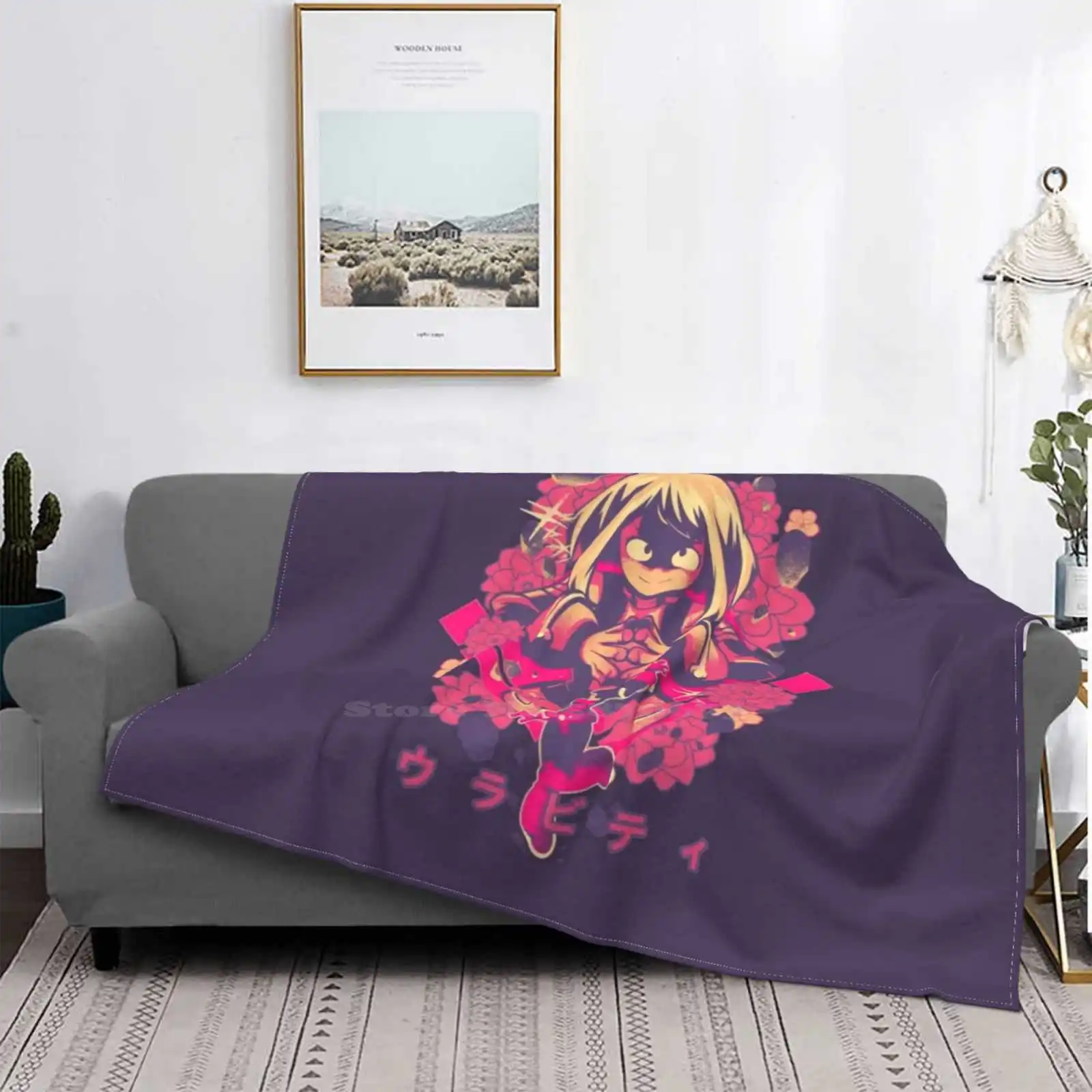 

Manta suave de franela con estampado personalizado Uravity Ochako Uraraka V2, nueva oferta, Uraraka Ochako Mha Boku No Hero Acad