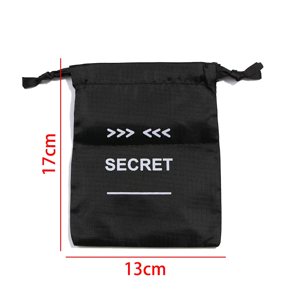 Милая нейлоновая сумка для гигиенических прокладок Портативная Черная сумочка