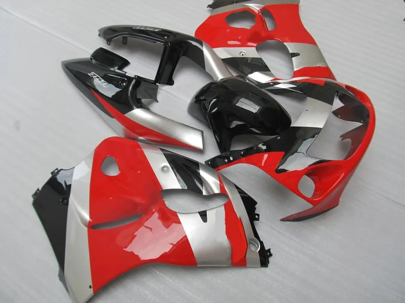 Комплект обтекателей для GSXR600 750 96 97 98 99 00 GSXR 600 GSXR750 1996 1999 2000 ABS Красный Серебряный