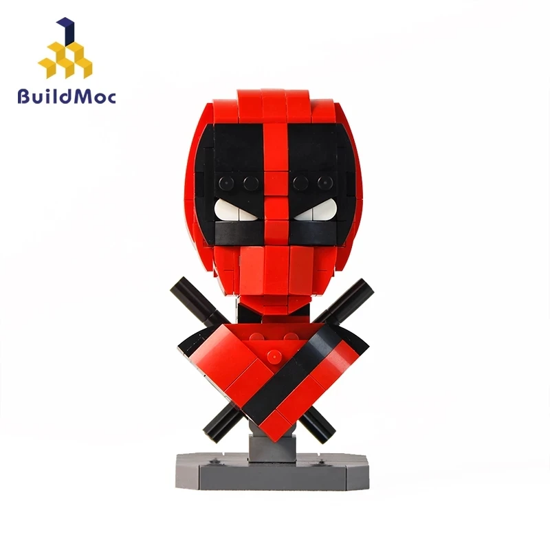 Bulidmoc The Marv Superhero Armed Deadpool Building Blocks Bricks Toys For Children LeGINGlys Figures Venom Model Toy C069 | Игрушки и