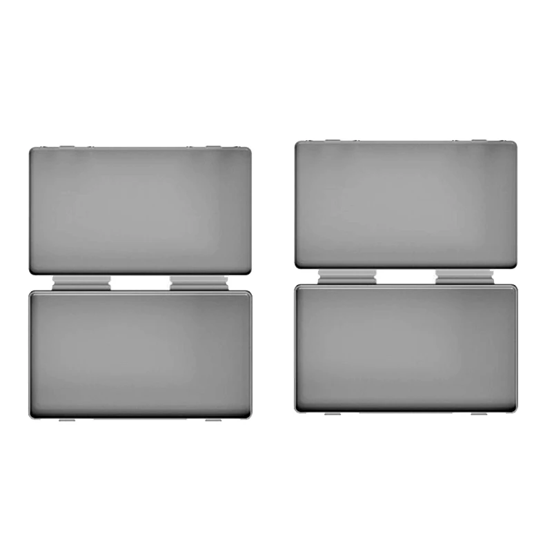 

2 Pack Dust Proof Disposable Mask Case Portable Face Masks Container Mask Storage Box Organizer Travel Household