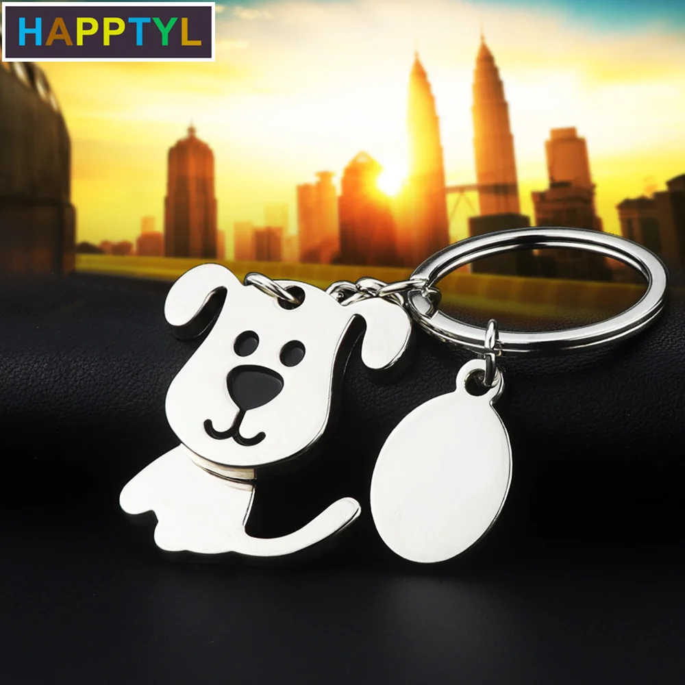 HAPPTYL 1 шт. модные брелки для собак пара ключей подвесная подвеска брелок