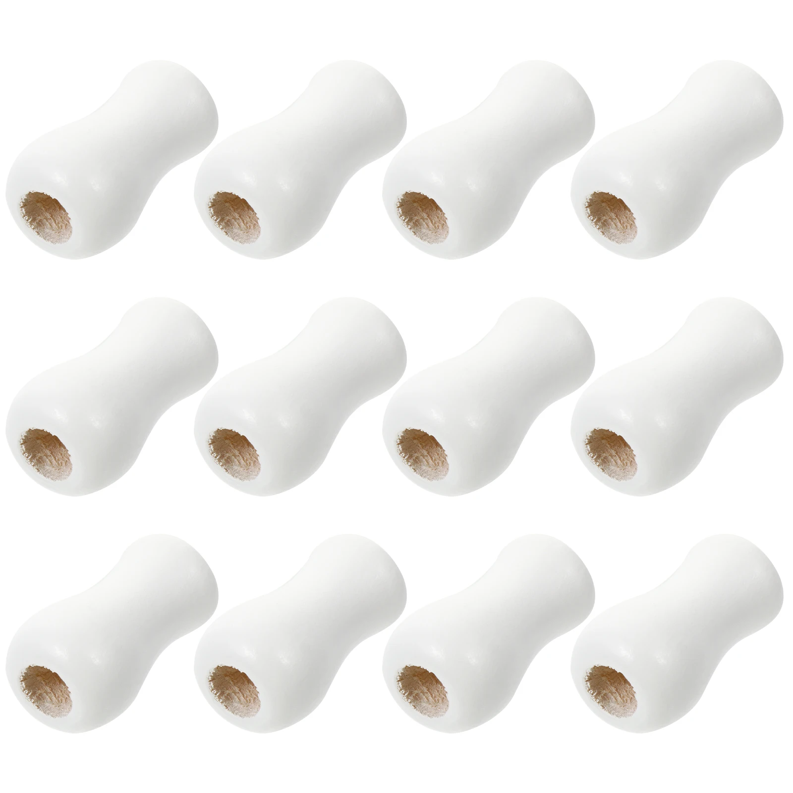 

12pcs Wood Cord Tassels Window Blind Cord Tassels Knobs Cord Drops Pull Ends