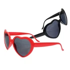 Пластик сердце Форма Дифракционная решётка вечерние восторженные очки светильник показать фейерверк преломления лазерный очки дополненной реальности