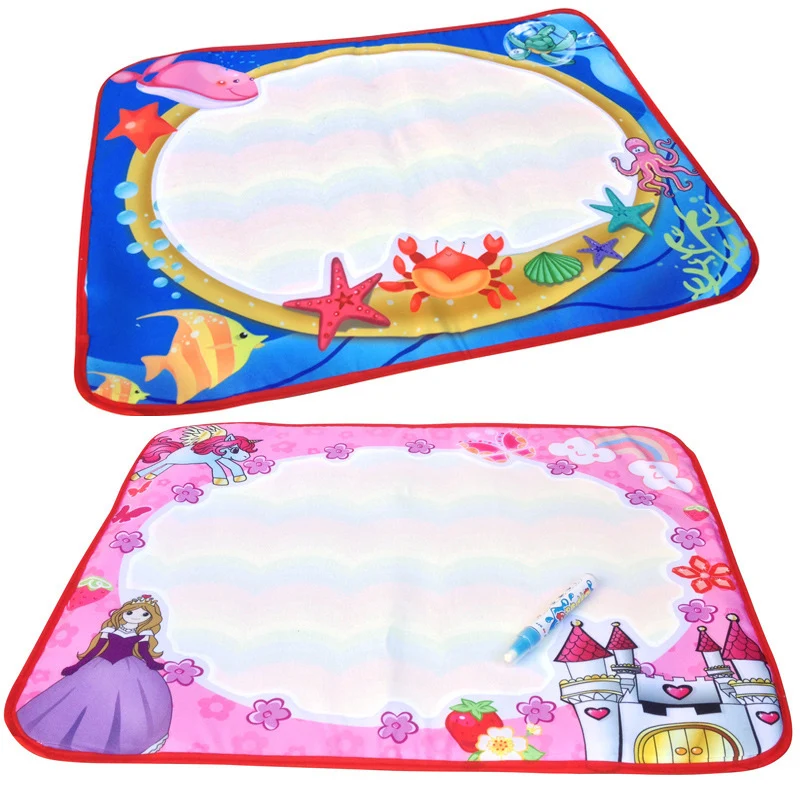 

Early Education Drawing Toy Magic Water Drawing Mat Reusable Water Painting Rug DIY Art Color Board Magic Pad For Kids