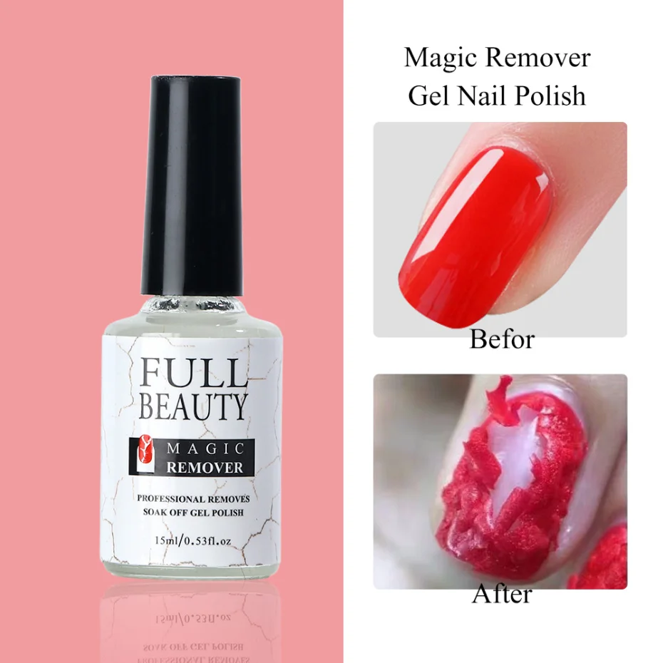 Гель-лак для ногтей быстрое удаление 15 мл | Жидкость снятия лака