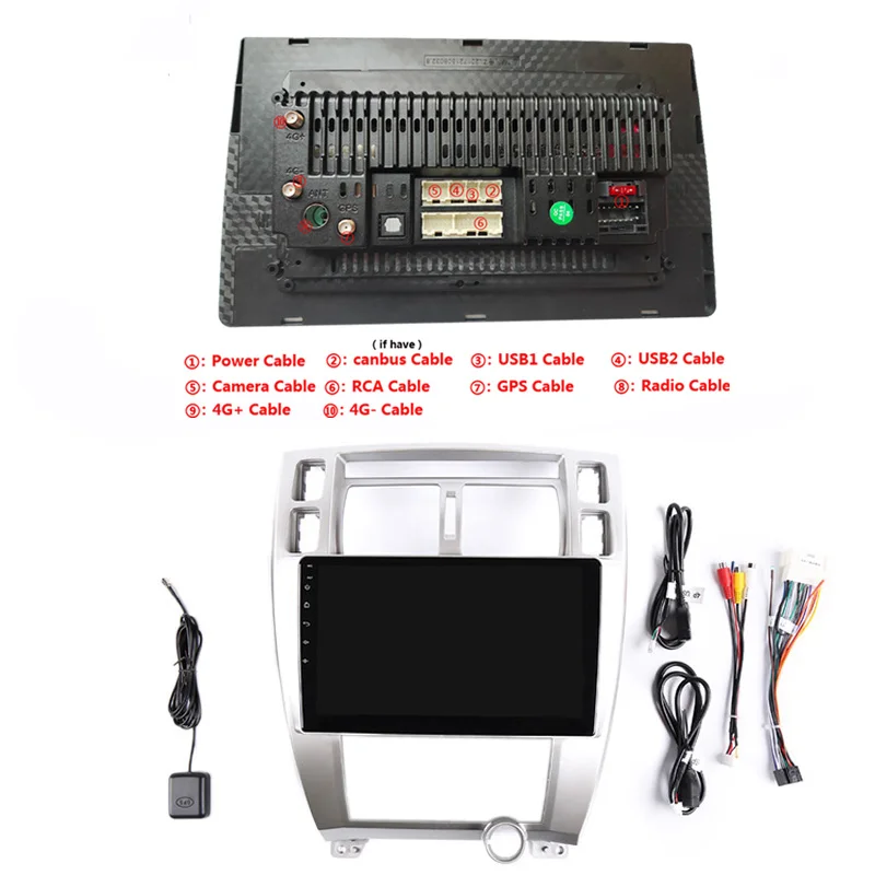 Автомагнитола 10 1 дюйма 2 Гб ОЗУ 32 ПЗУ Android DVD-видео плеер GPS для Hyundai tucson 2006-2012 2013