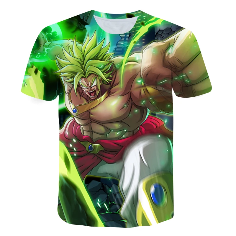 

2021 Summer Tops Hot Kids Clothes Goku Baby T-shirts New Kids T-Shirt Print Girls Funny Clothes Boys popular Costume Children
